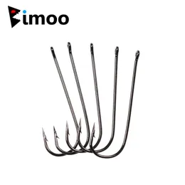 Ami da pesca Bimoo 500 PZ Aberdeen Amo da pesca con gambo lungo Ami da acqua dolce per acqua salata Sabiki Rig Streamer Amo da mosca Taglia 10 4 2 2/0 All'ingrosso 231204