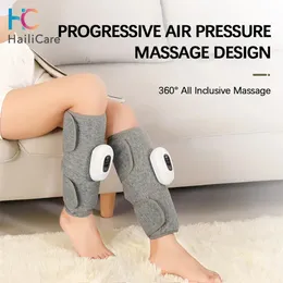 Massaggiatori per gambe Dispositivo elettrico wireless per massaggiatore per gambe Compressione dell'aria ricaricabile per alleviare il dolore Affaticamento muscolare del polpaccio Massaggio rilassante Assistenza sanitaria 231204