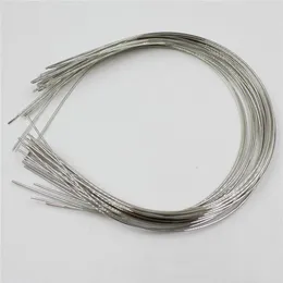 100pcs 1 2mm Stainless Steel headband Wear The Beads Hair Band Hairwear Base Setting No Teeth DIY Hair Accessories292b