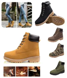 Men Womens Classic Vintage Boots Waterproof Casual Martin Ankle Boot High Cut Snow Shoes Hiking Outdoor Sports Trainer Sneakers Lo5639597