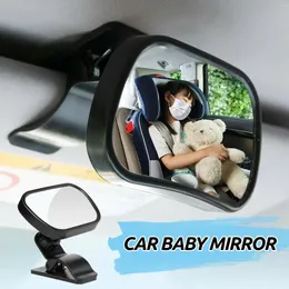 Interior Accessories 2 In 1 Mini Safety Car Back Seat Baby View Mirror Adjustable Rear Convex Kids Monitor Accersories