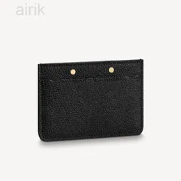 M69171 PORTA CARTE IN GOFFRATO Floreale Designer Donna Sarah Clemence Portachiavi Portamonete OEO Porte Cartes Wallet284C