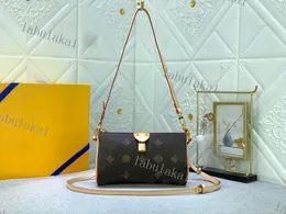 M47123 Borsa per caramelle Borsa sottobraccio di alta qualità Borse classiche Borsa a tracolla in vera pelle Borsa da donna alla moda Stile appariscente