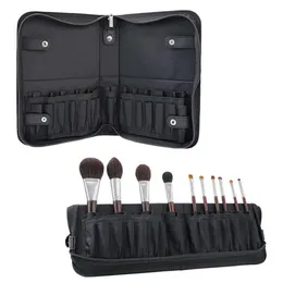 Cosmetic Bags & Cases 29 Slots Portable Leather Makeup Brushes Holder For Women Home Travel Supplies Artist Zipper Bag206D