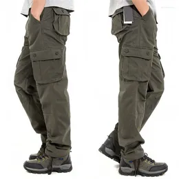 Men's Pants 2024 Mens Tactical Cargo Male Loose Casual Trousers Army Military Combat For Calca Tatica Masculina