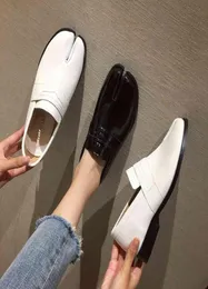 Sandalet tabi ninja ayakkabı kadın katı gerçek deri daireler dikiş kısa gündelik mokasenler kadın ayakkabı marka tasarımcısı x4nf5588523