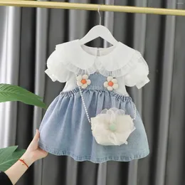 Girl Dresses Dress Clothes Sets Summer For Girls 2023 Children's Princess Party Suit Baby 1 To 5 Years Kids Dinem Costume Outfit
