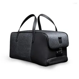 Duffel Bags Korin Design Flexpack Go Anti-Poft Duffle Bag Män reser USB laddningsbar vikbar axelhandväska vattentät Lugg199v