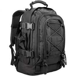 Sacos ao ar livre 65L Grande Capacidade Militar Tático Mochila Homens Exército Mochilas Molle Mochila Impermeável Saco de Escalada Viagem Camping Caminhadas 231204