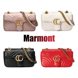 2024 New Tote shoulder bag Camera Bags Mini and large Marmont Luxury Designer bag Women's mens clutch leather envelope Underarm flap chain Bags crossbody wallet gift