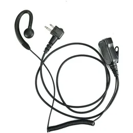 Headset Wire C-shape Single Eastjing Universal 2 Pin Earpiece for Motorola CLS1410 and CLS1100 Walkie Talkie