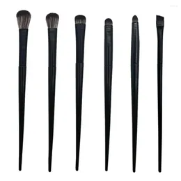 Makeup Brushes 6Pcs/Set Brush Release Powder Evenly Nylon Bristle Non-slip Handle Grip Multipurpose Eye Liner Shadow Set