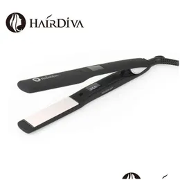 Prostownicze do włosów 250c najwyższa temperatura płaskie żelazo do ceramiki prostownicy keratyny Irons czarny plancha de pelo nano hairdiva 2112 dhbok