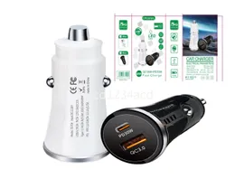 48W PD 30Wファーストクイック充電器QC3.0 PD USB C CAR CAR CHARGERS SMART POWER ADAPTER for IPAD 2 3 4 iPhone 15 14 13 12 11 Samsung Tablet PC M1