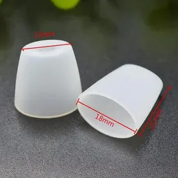 흰색 흐름 포드 드립 팁 소프트 실리콘 테스트 캡 일회용 팁 덮개 고무 마우스 피스 테스터 흐름 포드 시스템 키트 액세서리