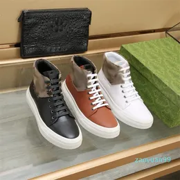 Chaussures classiques de styliste pour hommes, de haute qualité, imprimées, montantes, décontractées, pour l'extérieur, 2024