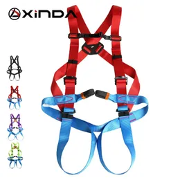 Klättringsele Xinda Professional utomhus Rock Harness High Altitude Full Body Safety Belt för bergsbestigning Survival Kit Equipment 231204