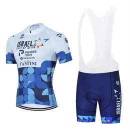 2022 ISRAELE ciclismo Jersey Bike Pantaloni Set 19D Ropa Uomo Estate Quick Dry Pro CICLISMO Camicie CORTO Maillot Culotte wear347A