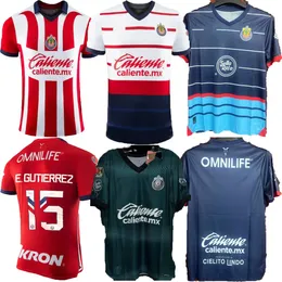 S-4XL 2023 2024 200esimo Chivas de Guadalajara maglie 23 24 A.ZALDIVAR CALDERON J.MACIAS BRIZUELA A.VEGA F. BELTRAN casa lontano terza maglia da calcio per allenamento speciale