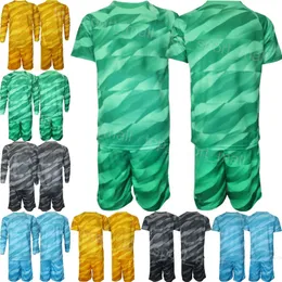 فريق نادي فريق Man Kids 23 24 حارس مرمى 1 Bart Verbruggen Jerseys Soccer Set GK Long Sleeve 23 Jason Steele 38 Thomas McGill Football Shirt Kits Uniform Bulaidun