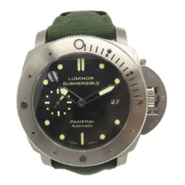 Panerailuminor BP Factory Luxury Wristwatches Watches Mens Submersible Automatic Watch PAM00305チタンブラックオートマチックメカニカルウォッチフルステンレスSTE