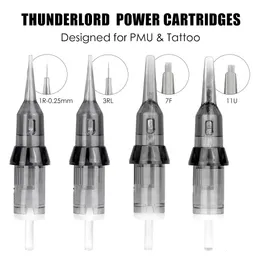 Иглы для татуировки Thunderlord Power Needle Liner Shader Коробка для перманентного макияжа 1R 7F для универсальной машинной ручки Последняя версия 231205