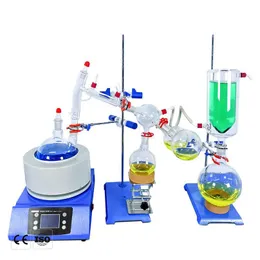Lab Supplies Wholesale Zzkd 2L Lab Supplies Short Path Distillation Kit Glasre With Magnetic Stirring Heating Mantle Enrichment Crysta Dhdpo
