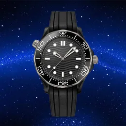 OMG Sea Master Watch High Quality Ring 41mm Montre Luxe Automatisk mekanisk Luminescens Sapphire Folding Buckle Waterproof Watch