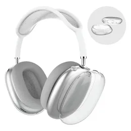 NOWOŚĆ DO AIRPODS MAX Bluetooth Earbud Akcesoria słuchawkowe Przezroczyste TPU silikonowe wodoodporne obudowa ochronna AirPod Maxs Słuchawki Zestaw słuchawkowy Zestaw słuchawkowy Case