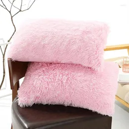 Travesseiro de travesseiro 1pc 50x70cm Plushcase Capa de almofada Capas de decoração de casa Sofá de quarto de estar de brophases decorativas Fluffy256m