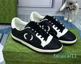 designer donna Mac Sneakers scarpe casual piattaforma Lettera vintage in pelle di gomma Ricamo tessile di alta qualità