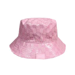 Cappello da pescatore da donna primaverile ed estivo in tessuto jacquard traspirante Designer di moda Cappello da pescatore Lettera stampata Cappelli di protezione solare