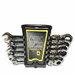 Conjunto de chaves de engrenagens, conjunto de chaves de extremidade aberta, ferramentas de reparo de catraca para bicicleta, chave de torque, combinação de chave inglesa, reparo de carro t296e