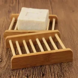 Porte-savon en bambou naturel, porte-savon en bois, rangement de porte-savon, boîte d'assiettes, conteneur pour assiette de bain-douche, salle de bains 220M