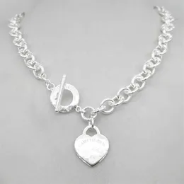 Design homem feminino moda colar pingente corrente colar s925 prata esterlina chave retorno ao coração amor marca pingente charme com bo274q