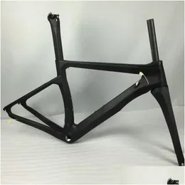 Cykelramar Top Sale FL Carbon Frame V bromsar Ett hål UD Svart anpassade logotyper och färgcykel xxs xs s m l porslin Cycling ramar dro dhn45