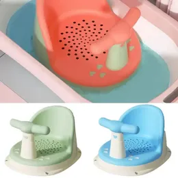 Vasche da bagno Sedili Vaschetta per neonati Sedile per vasca da bagno Tappetino per sedia Sicurezza Antiscivolo nato per neonati Cura del bambino Bambini Carino seggiolino da bagno per 6-18 mesi 231204