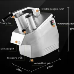 Macchina automatica per tagliare le verdure con cavolo, carote, patate, tritatutto per verdure