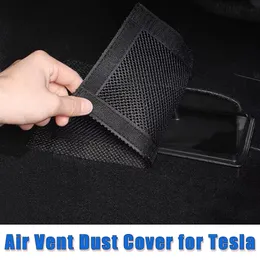 ترقية 2PCS AIR VENT VENT ALOCKING COVER COVENT COVENTING MESH DESTERICE COVERS FOR TESLA MODEL 3/Y