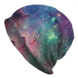 Bérets Merveilleux Galaxy Space Bonnet Bonnet Tricot Chapeau Hommes Femmes Cool Unisexe Hiver Chaud Skullies Bonnets Casquettes