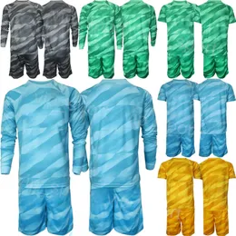 Club Team Long Sleeve Goalkeeper Soccer 27 Oscar Jimenez Jerseys Set Club America 2023-24 Goalie GK 13 Guillermo Ochoa 1 Luis Malagon Football Shirt Kits Men Youth