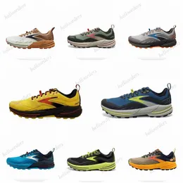Brooks Cascadia 16 GTX Trail Running Shoes Glycerin vandringsskor män kvinnor utomhus icke-halkskor dämpade slitage andningsbara gts 20 löparskor