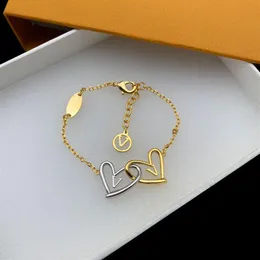 Модное ожерелье, дизайнерский браслет в форме сердца для мужчин и женщин, ювелирные изделия высокого качества291V
