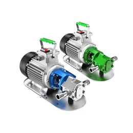 220 V/380 V 370 W selbstansaugende Edelstahl-Ölpumpengetriebe, hochviskose Motoröl-Diesel-Speiseöl-Hydraulikölpumpe