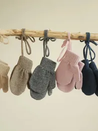 Kinder-Fäustlinge, 100 % Baby-Kaschmir, gestrickte Fäustlinge für Kinder von 2–6 Jahren, Jungen und Mädchen, Kaschmir-Handschuhe, Kinder-Fäustlinge, Winter, Outdoor, Weihnachten, 231204