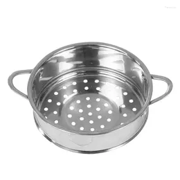 Double Boilers Steamer Basket Pressure Cooker Stainless Steel Removable Dividers Drain Universal For Kitchen