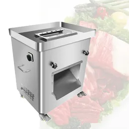 Fatiador de carne comercial de alta potência, 110v 220v, corte de carne fresca, máquina de dados, máquina de corte de carne