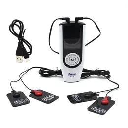 Anal Toys Strongest Electro Stimulation Massage TENS Unit Electrode Pads USB Rechargeable Estim Host With Cable Electric Sex Set 231204