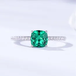 Diaspore Gemstone Rings for Women Girls Solid 925 Sterling Silver Wedding Engagement Topaz Emerald Sapphire Ring263s