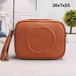 Women's camera bag style solid color litchi pattern horizontal square zipper Single Shoulder Messenger Bag264J